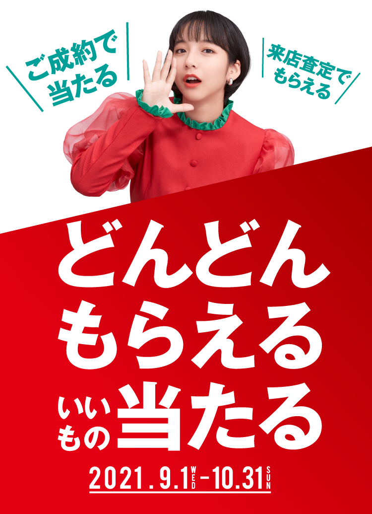 どんどんもらえる いいもの当たる キャンペーン
